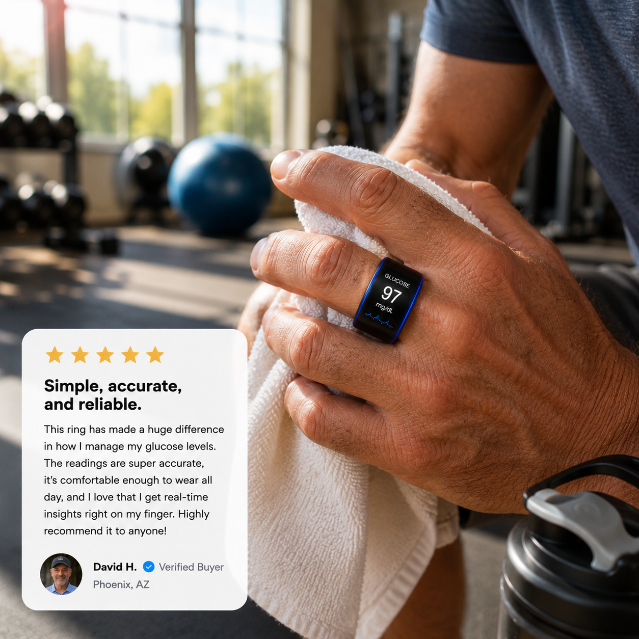 🎉 75% OFF Launch Event 🏆AuraNova™ G1 Non-Invasive Smart Ring