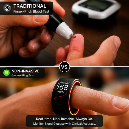 🎉 75% OFF Launch Event 🏆AuraNova™ G1 Non-Invasive Smart Ring