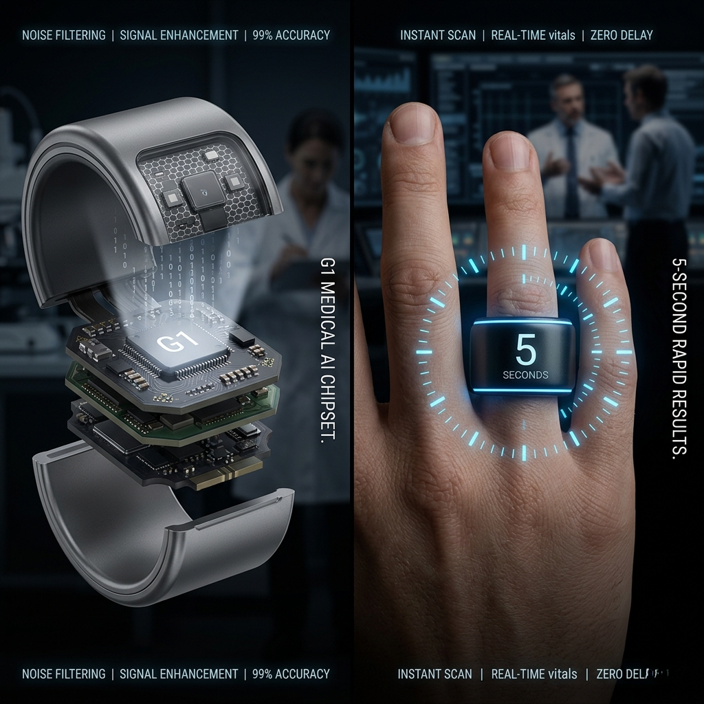 🎉 75% OFF Launch Event 🏆AuraNova™ G1 Non-Invasive Smart Ring