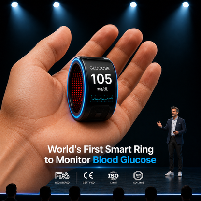 🎉 75% OFF Launch Event 🏆AuraNova™ G1 Non-Invasive Smart Ring