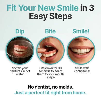 🌎 DULACHTM Custom-Fit Dentures ⏰ ENDS TODAY • 70% OFF | Smile with Confidence
